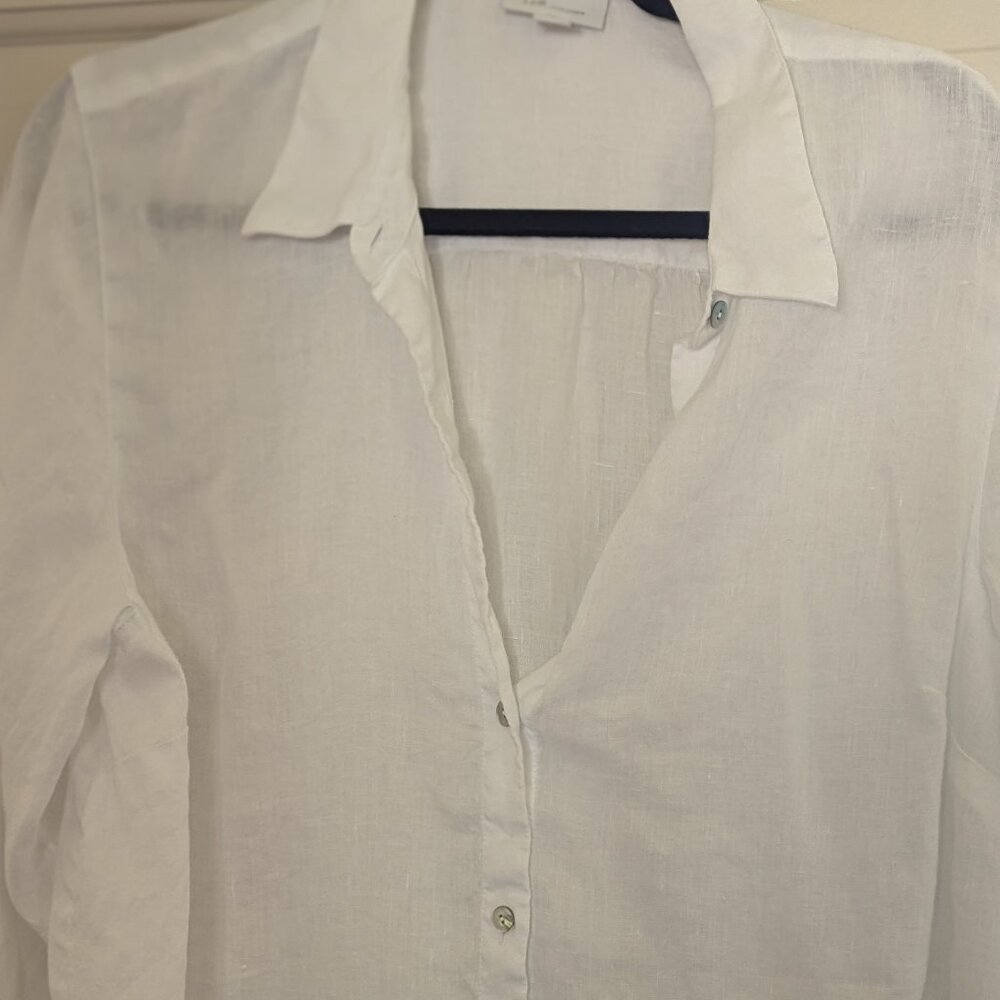 J. Jill Love linen tab sleeve top - Picture 3 of 6